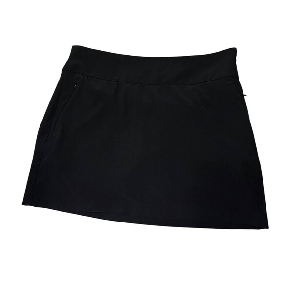 Tek Gear Black Active Skort With Pockets & Zippers Size M - Picture 2 of 5
